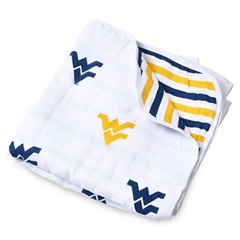 Infant West Virginia Mountaineers 47" x 47" Muslin 4-Layer Blanket Unbranded