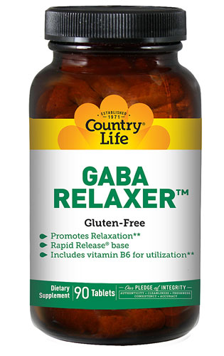 Country Life GABA Relaxer - 90 таблеток Country Life