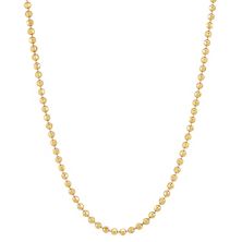 Ожерелье-цепочка из позолоченного серебра 18-каратного золота поверх серебра Gilded Silver