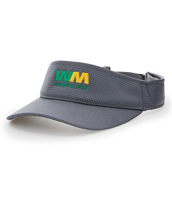 Men's Gray Waste Management Phoenix Open Mesh Adjustable Visor Hat PGA TOUR