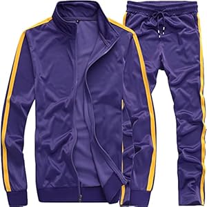 Мужской Комплект одежды MACHLAB MACHLAB Men's Activewear Full Zip Warm Tracksuit Sports Set Casual Sweat Suit MACHLAB