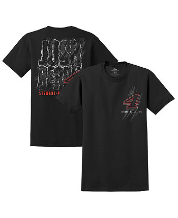 Мужская черная футболка Josh Berry Lifestyle Stewart-Haas Racing Team Collection