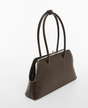 Женская сумка с двойным ремешком MANGO