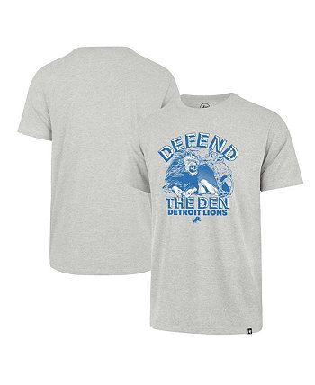 Мужская серая рваная футболка Detroit Lions Regional Franklin '47 Brand