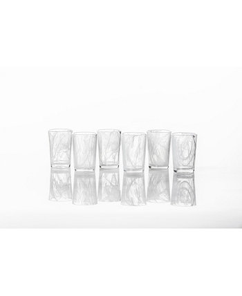 Стакан для напитков Swirl Ice, 14 унций - набор из 6 штук Fortessa
