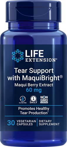 Life Extension Tear Support с MaquiBright® -- 60 мг -- 30 вегетарианских капсул Life Extension