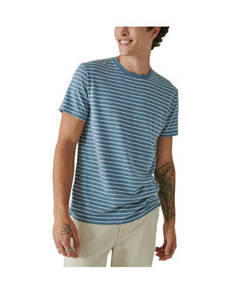 Мужская футболка с круглым вырезом в полоску Venice Burnout Lucky Brand
