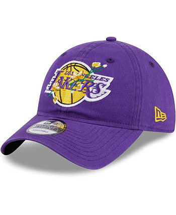 Женская фиолетовая регулируемая кепка Los Angeles Lakers Game Day Bloom Branch 9TWENTY New Era