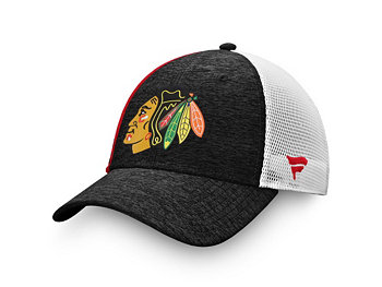 Кепка дальнобойщика раздевалки Chicago Blackhawks Authentic NHL Headwear