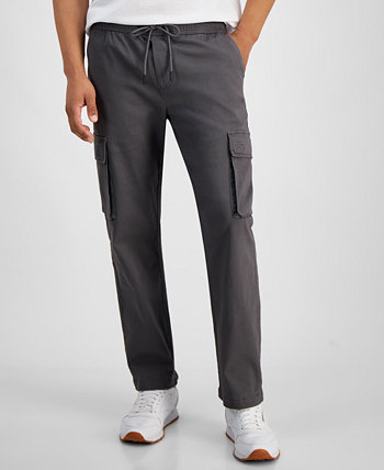 Мужские брюки-карго стандартного кроя из твила на кулиске, созданные для Macy's And Now This
