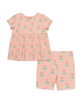 Baby Girls Tulip Knit Play Set Little Me