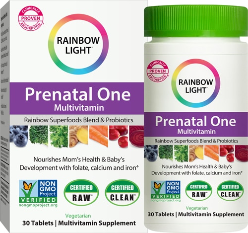 Мультивитамины Rainbow Light Prenatal One — 30 таблеток Rainbow Light