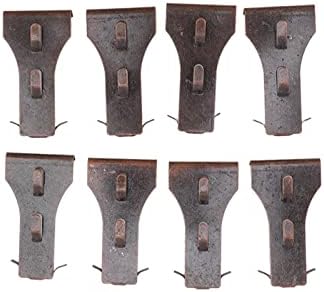 GLOGLOW Brick Clips, 8Pcs Sturdy Steel Material Brick Hook Clips Brick Wall Picture Hangers Fits Standard Size Bricks (2.8 x 1.5 x 0.3In) Gloglow