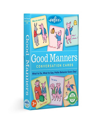 Карточки для разговора о хороших манерах EeBoo