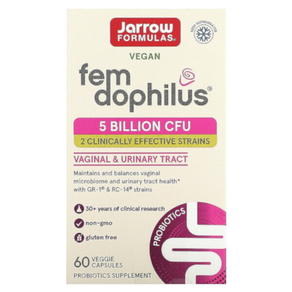 Women's Fem Dophilus, 60 растительных капсул Jarrow Formulas