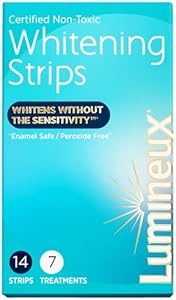 Lumineux Teeth Whitening Strips 7 Treatments - Enamel Safe - Whitening Without The Sensitivity - Dentist Formulated & Certified Non-Toxic Lumineux