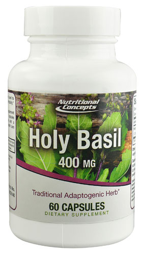 Nutritional Concepts Holy Basil -- 400 мг -- 60 капсул Nutritional Concepts