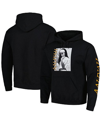 Мужской черный пуловер с худи Aaliyah с рисунком Ripple Junction