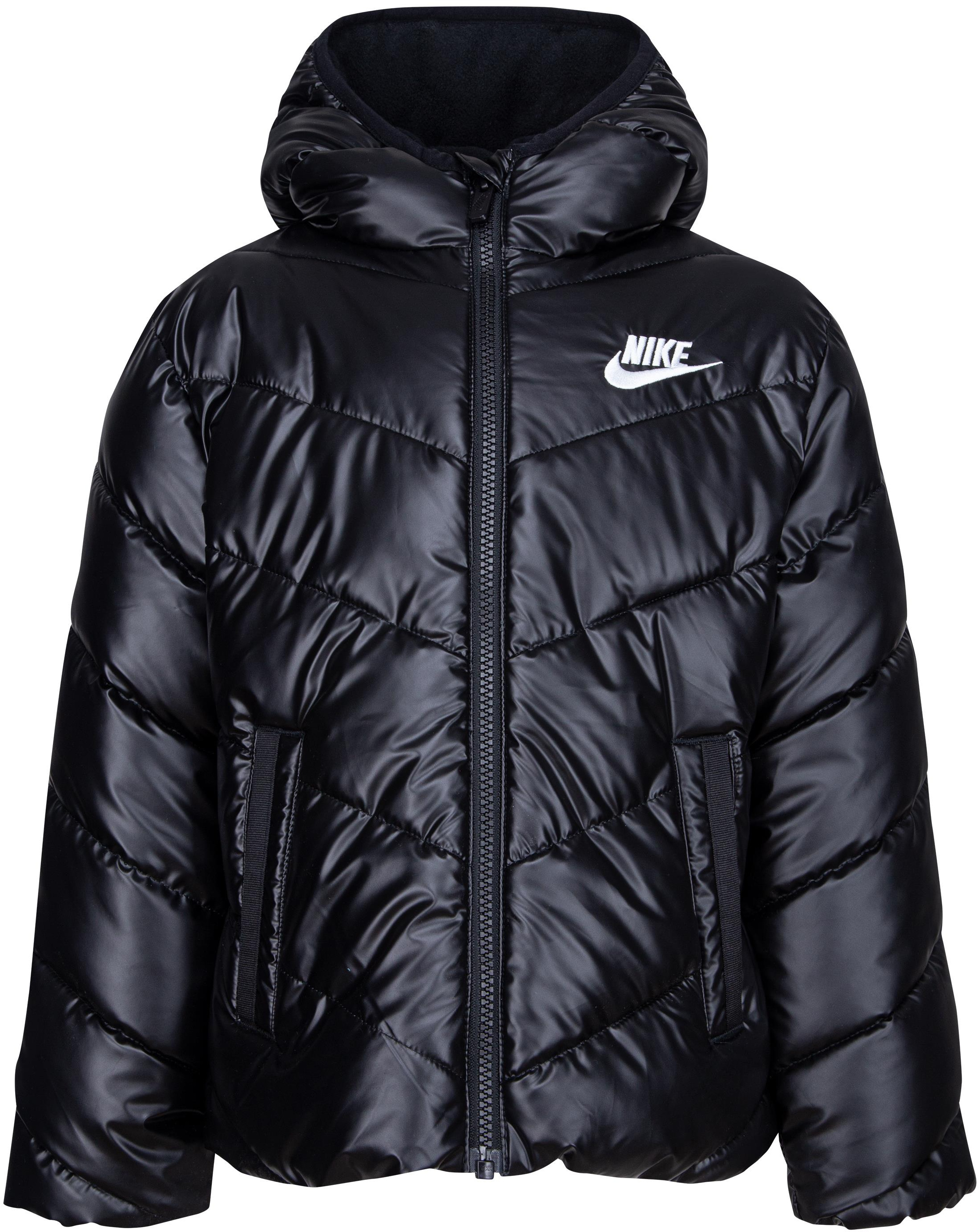 Chevron Solid Puffer Jacket (Toddler/Little Kids) Nike Kids