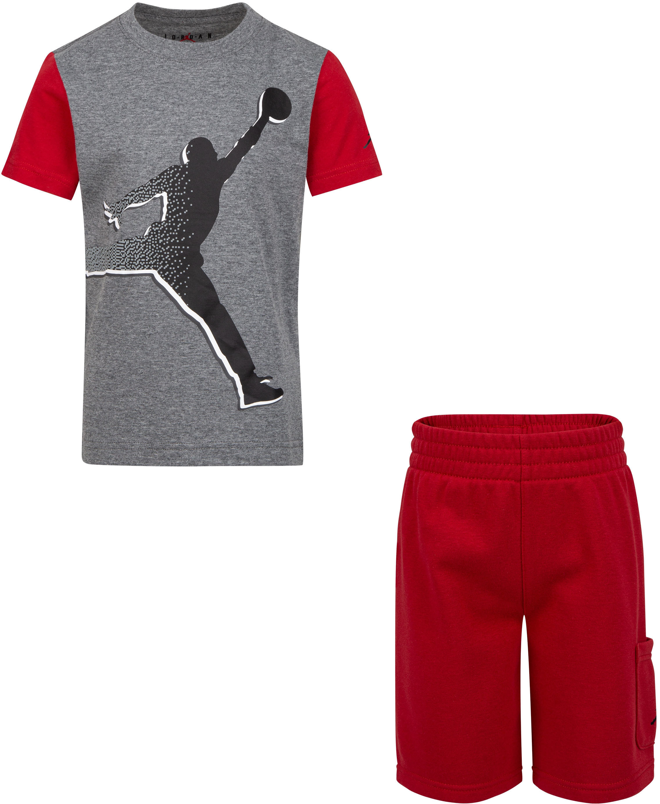 Комплект футболки/шорт-карго Jordan Jumpman (маленькие дети/большие дети) Jordan Kids