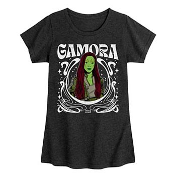 Girls 7-16 Marvel Guardians of the Galaxy Gamora Floral Tee Marvel