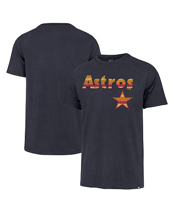 Мужская темно-синяя потертая футболка Houston Astros Premier Franklin '47 Brand