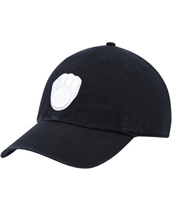 Мужская черная регулируемая шляпа Milwaukee Brewers Challenger '47 Brand