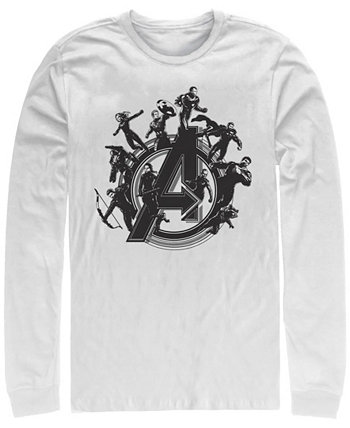 Мужская футболка с длинным рукавом и логотипом Avengers Endgame Circle Group FIFTH SUN