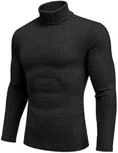 Мужская Базовая Майка Ekouaer Turtleneck Lightweight Long Sleeve Ekouaer