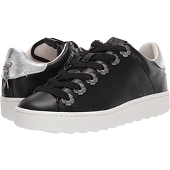 Черный (Black/Silver Leather)