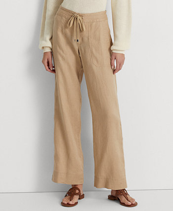 Широкие льняные брюки Ralph Lauren