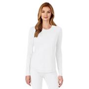 Petite Cuddl Duds® Under Scrubs Crewneck Top Cuddl Duds