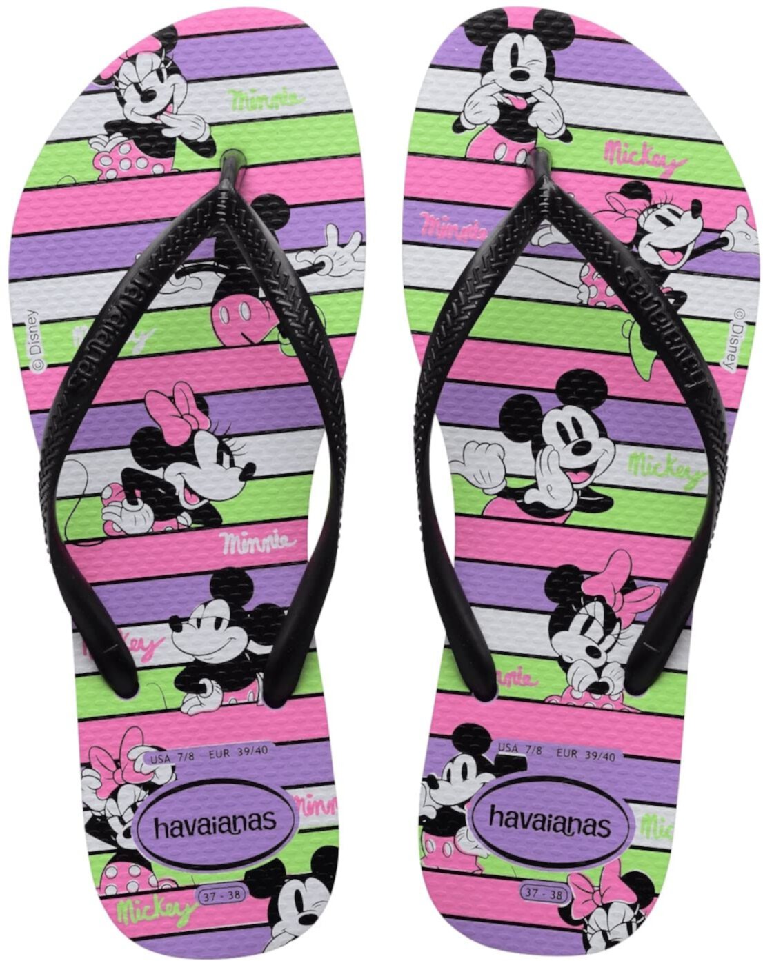 Узкие сандалии Disney Flip Flop (для малышей/маленьких/больших детей) Havaianas