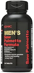 GNC Men's Saw Palmetto Formula, 120 Tablets (Таблетки), Supports Normal Prostate Function GNC