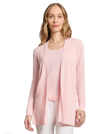 Women's Petite Sutton Open-Front Cardigan Jones New York