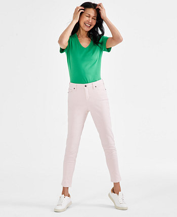 Женские джинсы скинни со средней посадкой и пышным кроем, созданные для Macy's Style & Co
