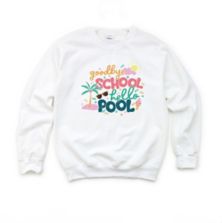 Goodbye School Hello Pool Youth Graphic Sweatshirt The Juniper Shop