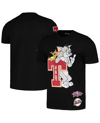 Unisex Black Tom and Jerry University T-Shirt Freeze Max