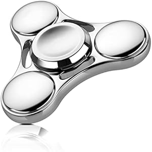 ATESSON Fidget Spinners Toy,Ultra Durable Stainless Steel Bearing High Speed 3-5 Min Precision Brass Metal Finger Spinner,EDC ADHD Stress Relief Anxiety Relieves Reducer for Kids and Adults ATESSON