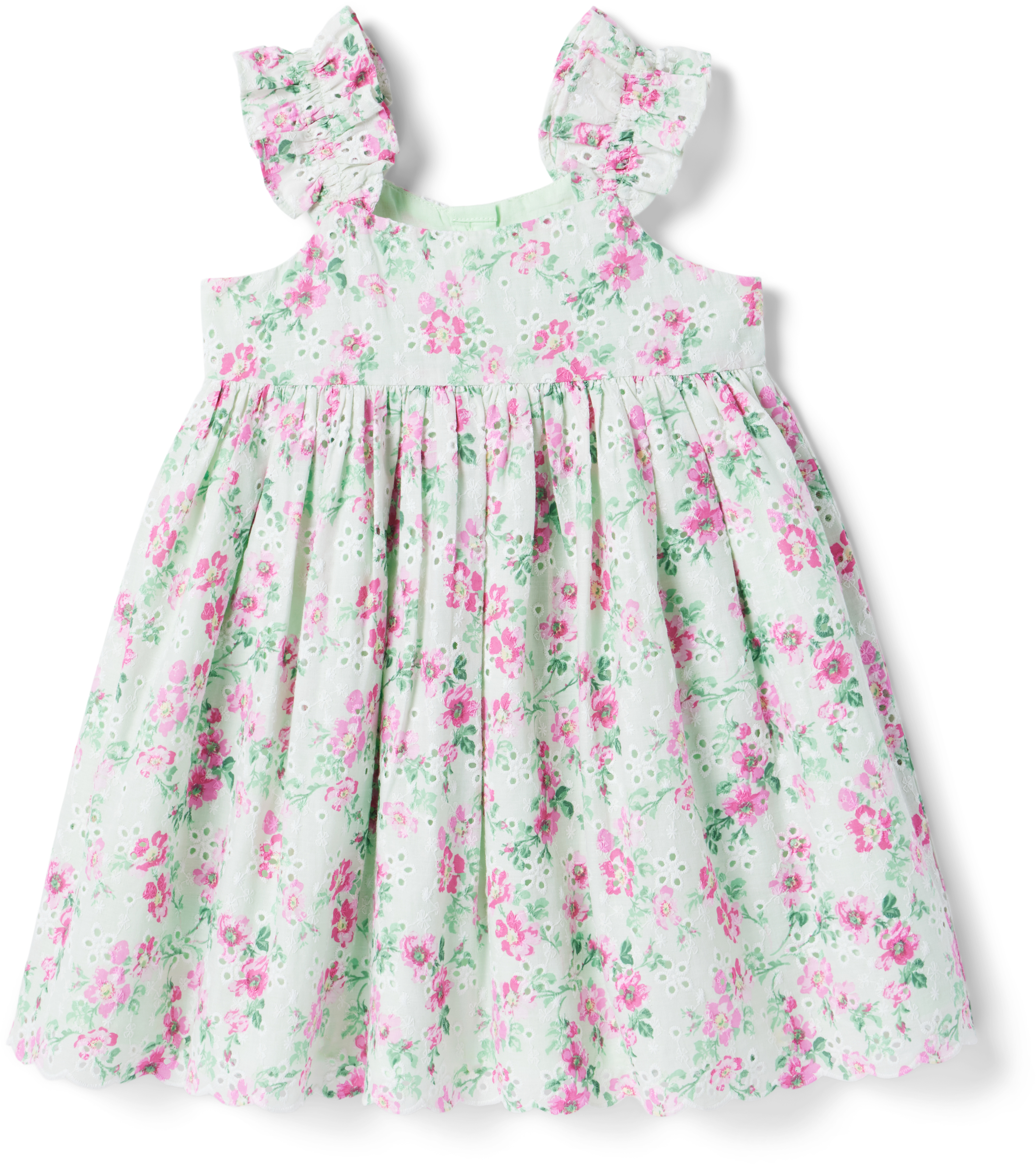 Платье с цветочным принтом (для малышей/маленьких детей/больших детей) Janie and Jack