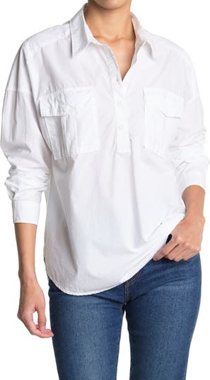 Рубашка оверсайз с карманами ALEX MILL