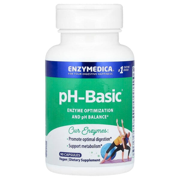 pH-Basic, 90 капсул Enzymedica