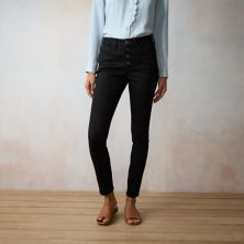 Женские джинсы скинни LC Lauren Conrad с высокой посадкой и пятью карманами LC Lauren Conrad