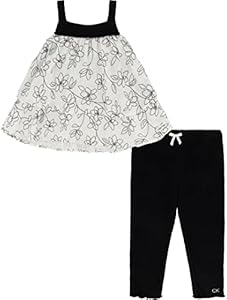 Calvin Klein Baby Girls 2 Pieces Legging Set Calvin Klein