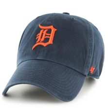 Мужская регулируемая кепка Detroit Tigers Road Clean Up '47 темно-синего цвета Unbranded