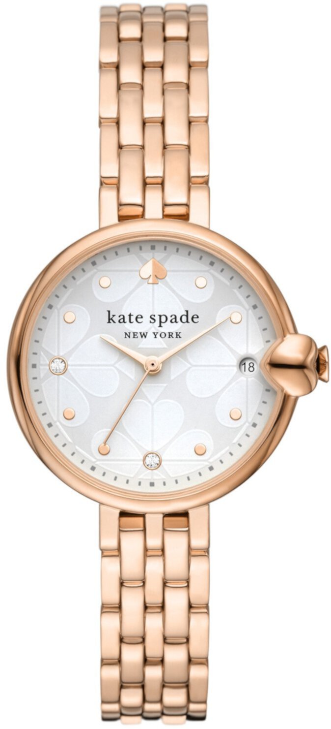 Часы из нержавеющей стали Chelsea Park диаметром 32 мм — KSW1761 Kate Spade New York