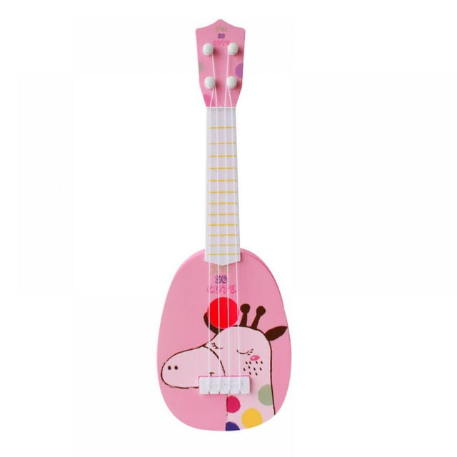 Ukulele for Kids, Plastic Toy Mini Guitar for Toddlers Musical Instruments Musicial Beginner Learning Educational Toys for Boys Girls Slopehill