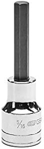 GEARWRENCH 1/2" Drive Mid-Length Hex Bit Socket, 5/16" - 82556 Gearwrench