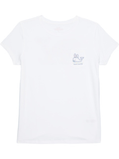Блестящая футболка с пасхальным карманом (для малышей/маленьких детей/больших детей) Vineyard Vines Kids