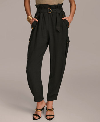 Женские брюки-карго с поясом Donna Karan New York